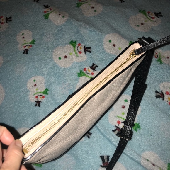 Kate Spade Pink & Black crossbody. GUC - Picture 8 of 8